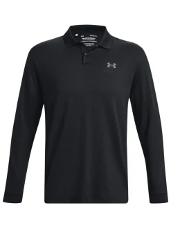 Under Armour Matchplay Long Sleeve Polo - Black