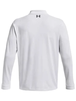 Under Armour Performance 3.0 Long Sleeve Polo - White