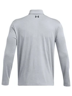 Under Armour Playoff 3.0 Long Sleeve Polo - Steel/Mod Grey/Black