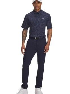 Under Armour Playoff 3.0 Printed Polo - Midnight Navy/Halo Grey