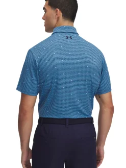 Under Armour Playoff 3.0 Printed Polo - Ether Blue/Stream