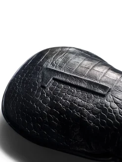 Vessel Lux Embosse Headcover - Croc Black