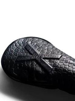 Vessel Lux Embosse Headcover - Croc Black
