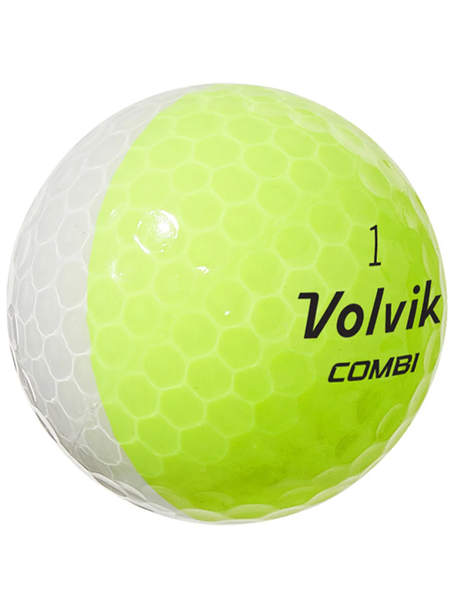 Volvik Crystal Combi Golf Balls - 1 Dozen Multi