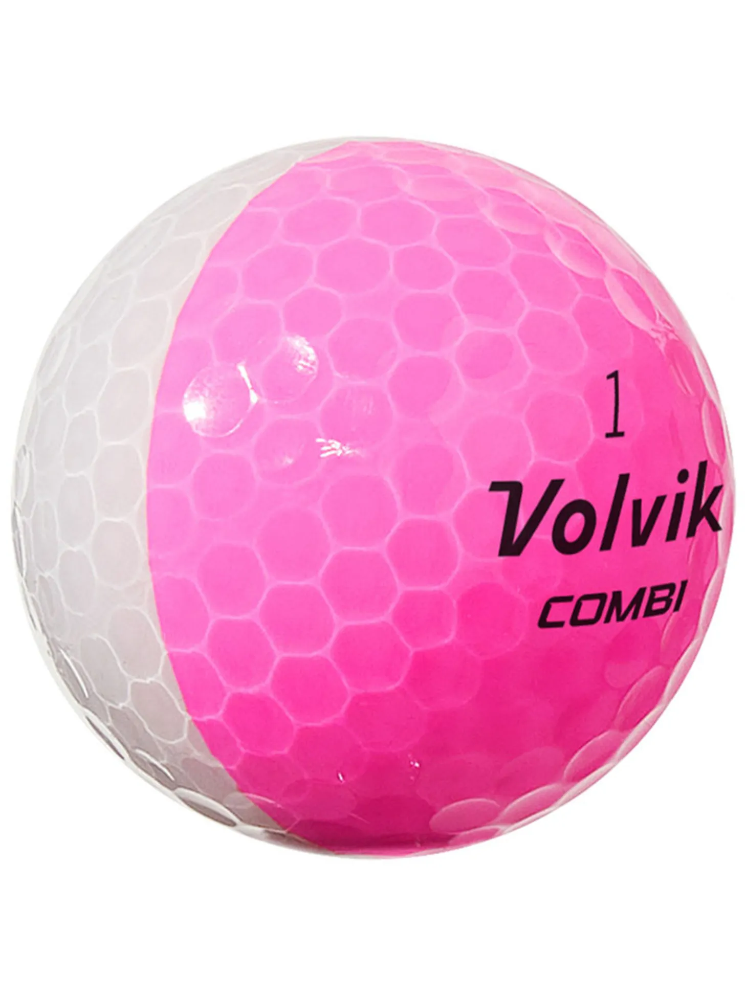 Volvik Crystal Combi Golf Balls - 1 Dozen Multi