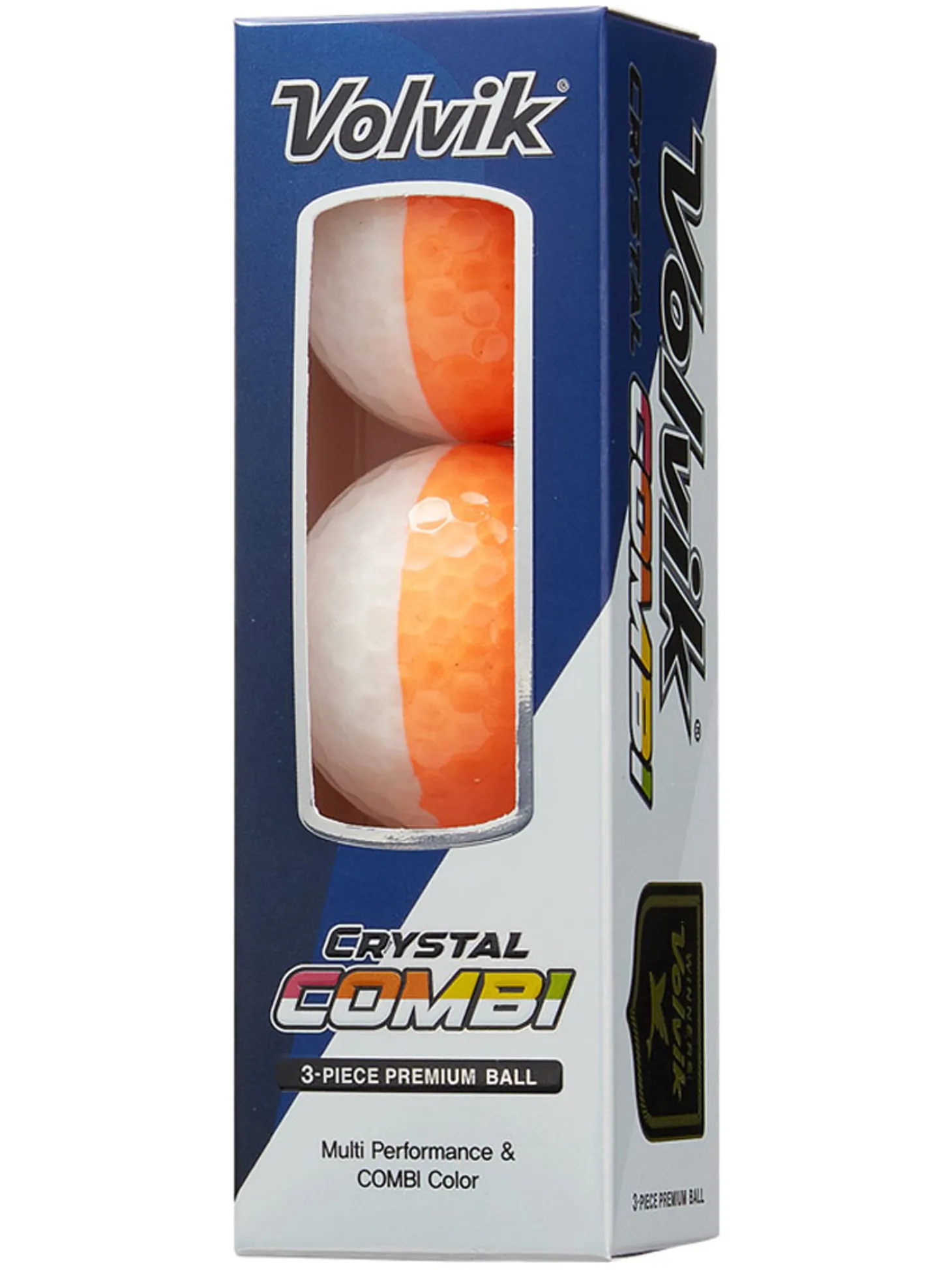 Volvik Crystal Combi Golf Balls - 1 Dozen Multi
