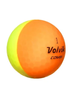 Volvik Vivid Combi Golf Balls - 1 Dozen Multi