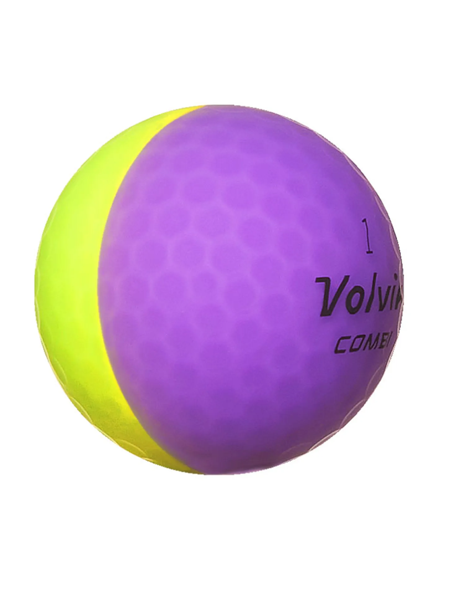Volvik Vivid Combi Golf Balls - 1 Dozen Multi