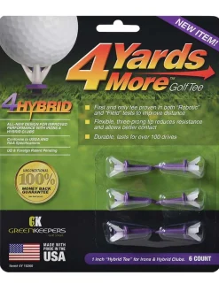 4YARDSMORE Golf Tees 6 Pack - 1.00 Inch