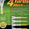 4YARDSMORE Golf Tees 4 Pack - 2.75 Inch